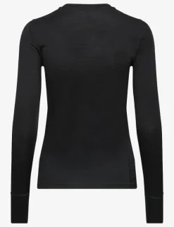 Odlo Bl Top Crew Neck L/S Merino 200 - Underställströjor BLACK Sale