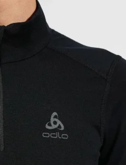 Odlo Merino 200 Bl Top Turtle Neck L/S Half Zip - Underställströjor BLACK Clearance