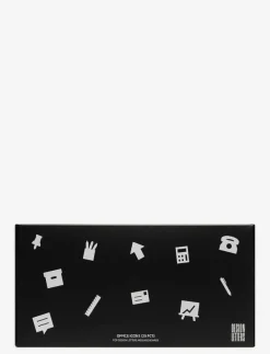 Design Letters Office icons for message board - Kontorsmaterial BLACK Discount