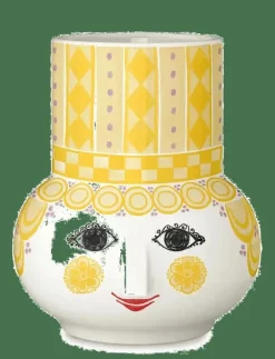 Bjørn Wiinblad Olga Ljusstake H9 cm gul - Dekoration YELLOW Clearance