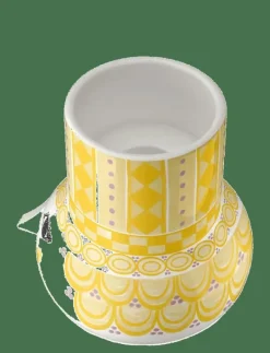 Bjørn Wiinblad Olga Ljusstake H9 cm gul - Dekoration YELLOW Clearance