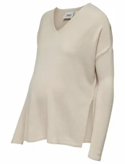 OLMAMALIA L/S V-NECK PULLOVER KNT NOOS - Stickat|Only Maternity Clearance