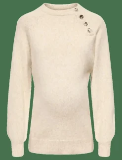 OLMEMMA LIFE LS BUTTON ONECK KNT - Stickat|Only Maternity Best
