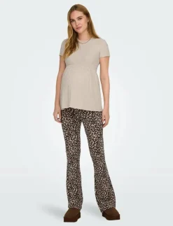 OLMLOVELY LEO FLARED PANT JRS - Utsvängda byxor|Only Maternity Clearance