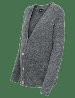 Only Maternity OLMZOEY L/S CARDIGAN EX KNT - Koftor DARK GREY MELANGE Sale