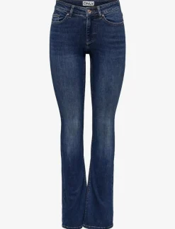 ONLY ONLBLUSH MID FLARED DNM TAI021 NOOS - Utsvängda jeans DARK BLUE DENIM Sale