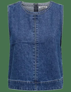 ONLDORSI S/L TOP DNM SIK - Jeansvästar|ONLY Hot