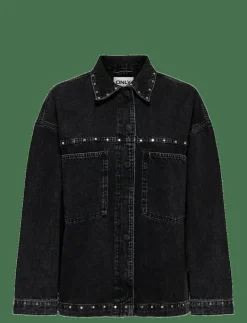 ONLEMMIE L/S STUDDED DNM SHIRT AZG - Jeansskjortor|ONLY Discount