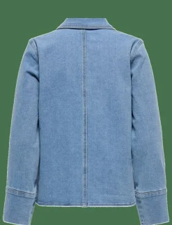 ONLFRIDA LS ZIP DNM SHIRT GUA - Jeansskjortor|ONLY Clearance
