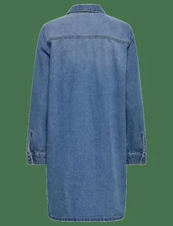 ONLLISA L/S DNM DRESS GUA - Korta klänningar|ONLY