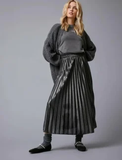 ONLLYON PLEATED SHINE SKIRT JRS - Midi kjolar|ONLY Best