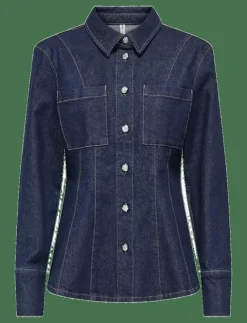 ONLROSIE L/S FITTED DNM JACKET GUA - Jeansjackor|ONLY Outlet