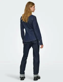 ONLROSIE L/S FITTED DNM JACKET GUA - Jeansjackor|ONLY Outlet