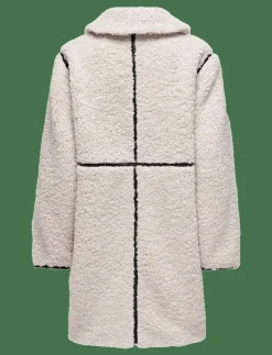 ONLY ONLRUBI SHEARLING COAT CS OTW - Kappor PUMICE STONE New