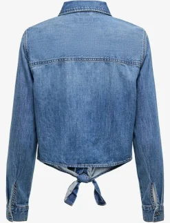 -ONLSEVIGNY LECEY LS KNOT DNM SHIRT AKM - Långärmade|ONLY Online