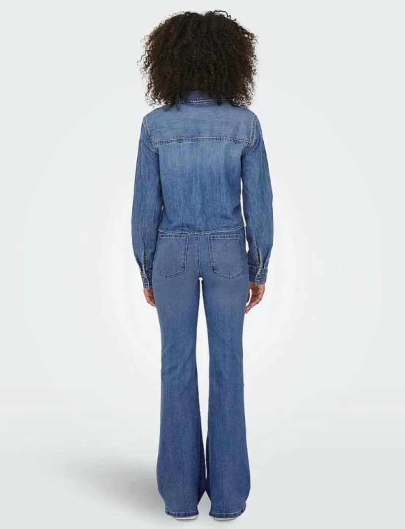 -ONLSEVIGNY LECEY LS KNOT DNM SHIRT AKM - Långärmade|ONLY Online