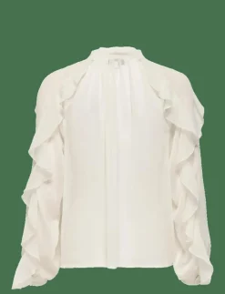 ONLTARYN LS ROMANTIC RUFFLE BLOUSE WVN - Långärmade blusar|ONLY Clearance