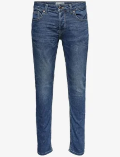 ONLY & SONS ONSLOOM BLUE JOG 8472 PIM DNM NOOS - Slim jeans BLUE DENIM