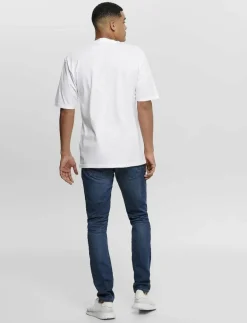 ONLY & SONS ONSLOOM BLUE JOG 8472 PIM DNM NOOS - Slim jeans BLUE DENIM