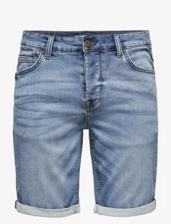 ONLY & SONS ONSPLY JOG MB 8584 PIM DNM SHORTS NOOS - Jeansshorts BLUE DENIM Outlet