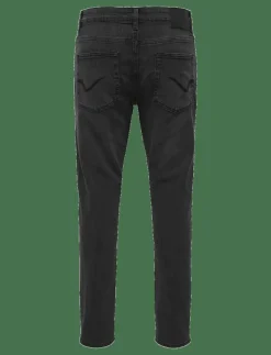 ONLY & SONS ONSROPE SLIM TAPERED BOX DNM PIM ENT - Tapered jeans WASHED BLACK Online
