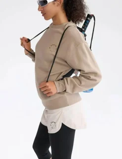 7 DAYS Active Organic Crewneck - Sweatshirts 853 ROASTED CASHEW