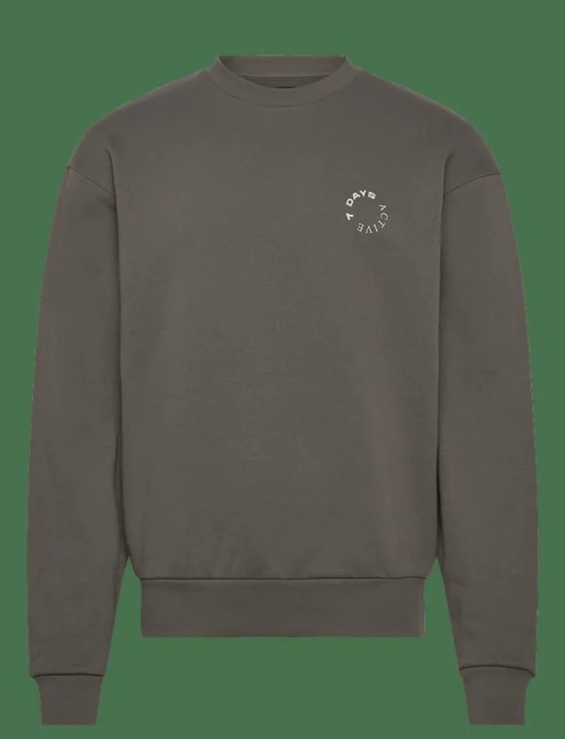 7 DAYS Active Organic Crewneck - Sweatshirts 036 BELUGA GREY Best