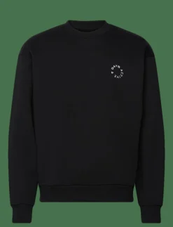 7 DAYS Active Organic Regular Crewneck - Sweatshirts 001 BLACK Discount