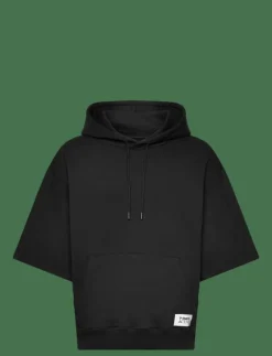 7 DAYS Active Organic Short Sleeve Hoodie - Huvtröjor 001 BLACK Discount