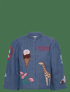 Out Of Office Embroidered Jacket - Tunna jackor|Stella Nova Hot