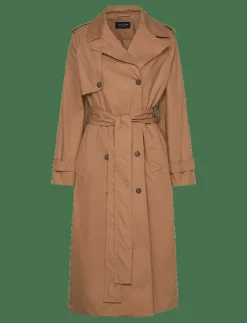 Lexington Clothing Oversized Cotton Trench Coat - Trenchcoats BEIGE Hot