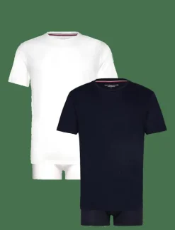 Tommy Hilfiger 3P TRUNK & 2P TEE SET - Pyjamas WHITE/DESERT SKY