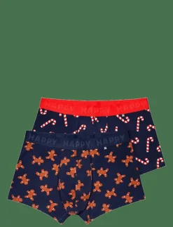 2-Pack Gingerbread Short Boxers Gift Set - Boxershorts|Happy Socks