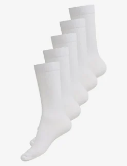URBAN QUEST 5-Pack Men Bamboo Basic Socks - Vanliga strumpor WHITE Sale