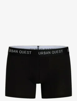URBAN QUEST 5-Pack Men Bamboo Tights - Boxershorts 3XBLACK / 2XNAVY New