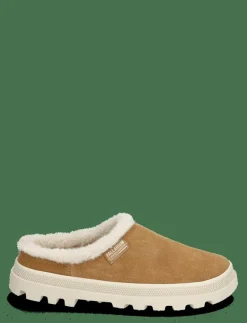 Palladium PALLADUNE MULE WARM - Platta mules DEAR BROWN Hot