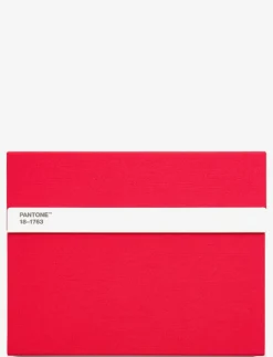 PANTONE NEW NOTEBOOK WITH PENCIL. / LINED - Kalendrar & Anteckningsblock RED 18-1763 Online