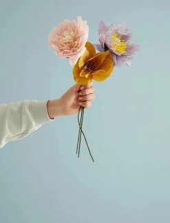 Studio About PAPER FLOWER - Torkade blommor OCHRE Outlet