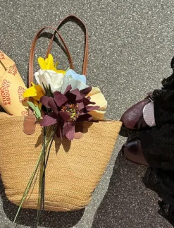 PAPER FLOWER, BRANCH WITH DETAILED LEAFS, - Torkade blommor|Studio About Best