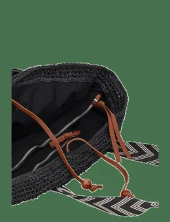 Becksöndergaard Paper Straw Pheobe Bag - Strandväskor BLACK Best