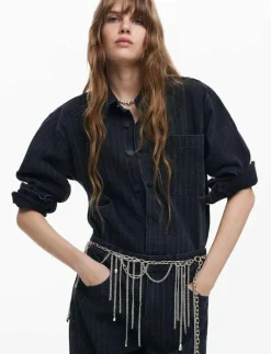 Desigual PARIS - Jeansskjortor BLUE Clearance