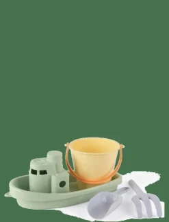 Dantoy PASTEL RECYCLED BOAT & SANDSET 4 PCS - Sandleksak Outlet