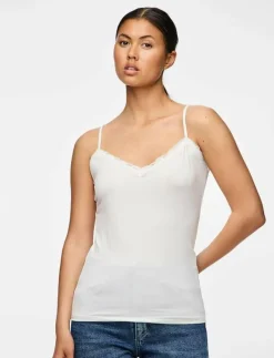 PCKATE LACE SINGLET JRS NOOS - Överdelar|Pieces Online