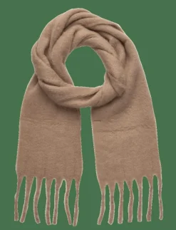 Pieces PCLULU SOLID LONG SCARF PWP BC - Halsdukar GREIGE Sale