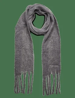 Pieces PCNILEA LONG SCARF PB BC - Halsdukar LIGHT GREY MELANGE Hot