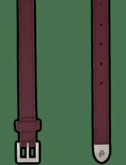 Pebbled Leather Skinny Belt - Skärp|Lauren Ralph Lauren Online