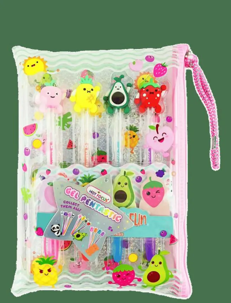 PEN GEL PENTASTIC FRUITS - Färgpennor|Robetoy Outlet