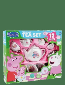 Peppa Pig - 12 pcs porcelain tea set - Leksakskök & Tillbehör|Barbo Toys