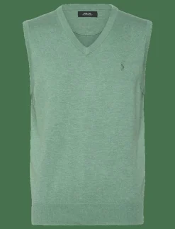 Performance Cotton-Blend Sweater Vest - Stickat|Ralph Lauren Golf Online
