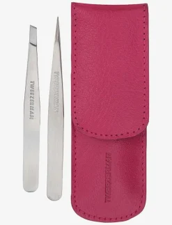 Tweezerman Petite Tweeze Set With Pink Case - Sminkborste Sale
